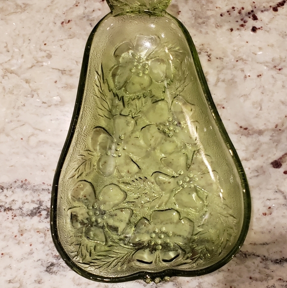 Hazel Atlas pear-shaped dish - Picture 2 of 6